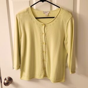 Women's Christopher & Banks button front cardigan.